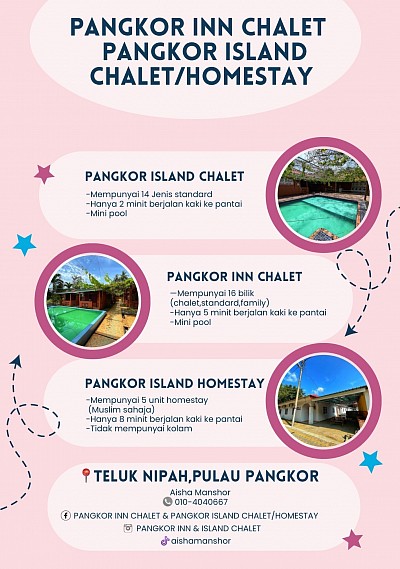 PANGKOR INN CHALET & PANGKOR ISLAND CHALET/HOMESTAY